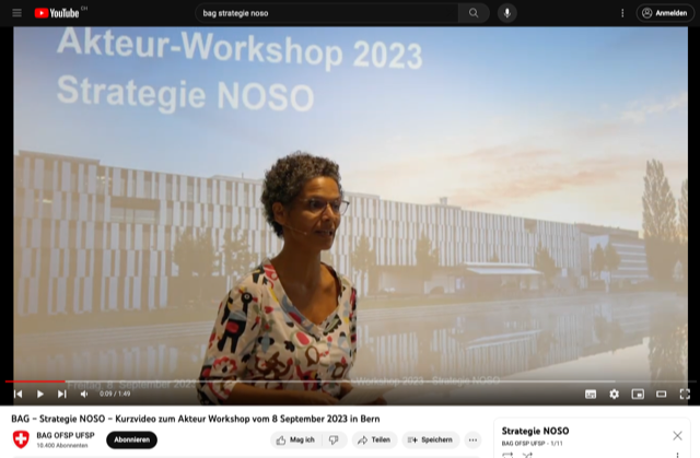 BAG Strategie NOSO: Gemeinsam für weniger Infektionen in Spitälern und Pflegeheimen