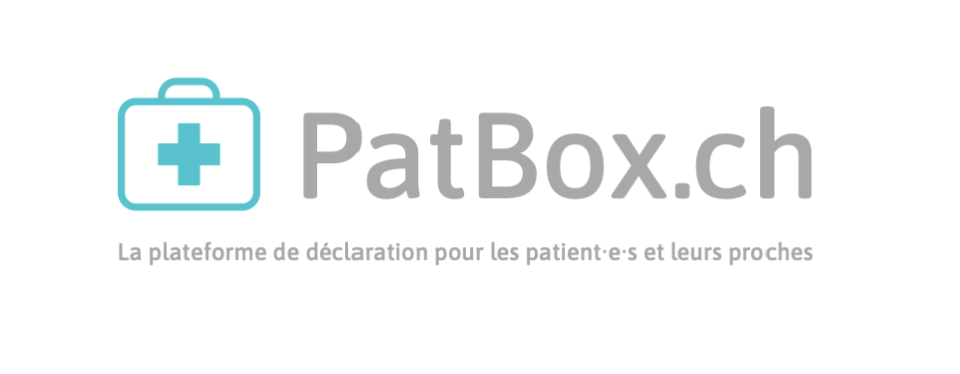 PatBox.ch – Plateforme de déclaration pour les patients et leurs proches